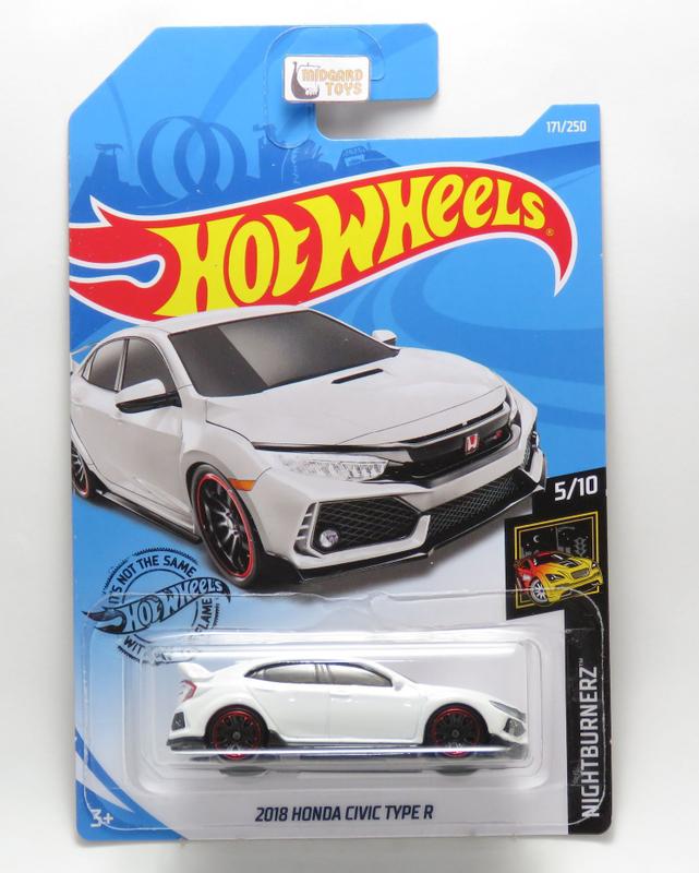 2018 Honda Civic Type R 171 - 1/64 - Hot Wheels 2019